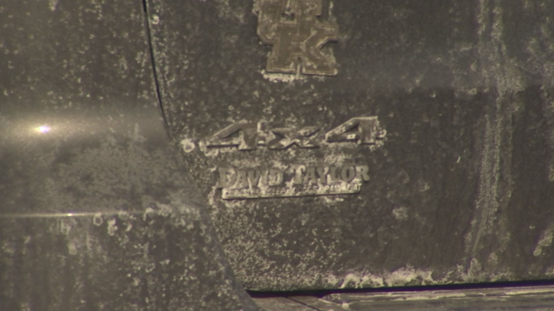 Salt on car